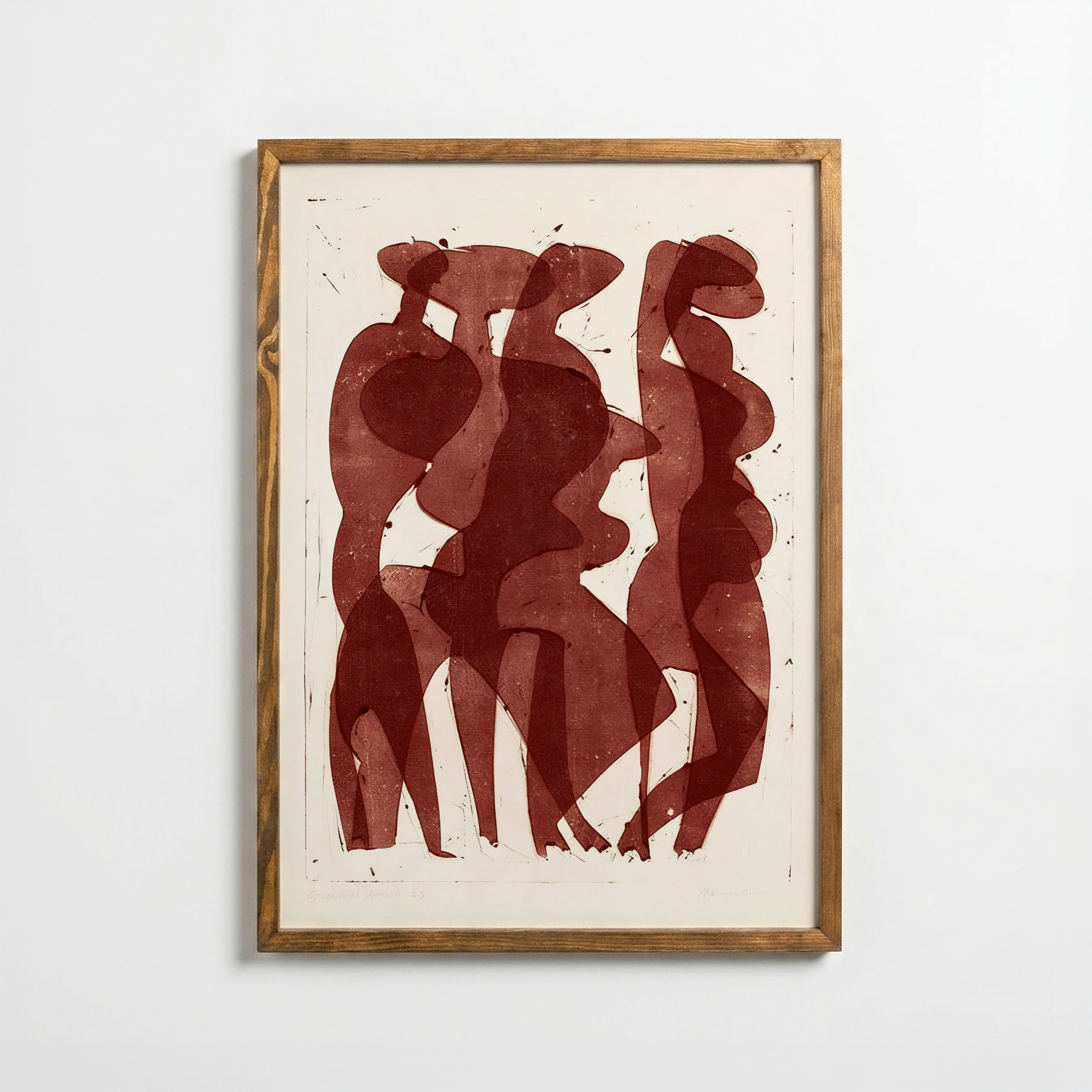 Bağ — Abstract Figure Poster