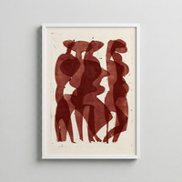 Bağ — Abstract Figure Poster