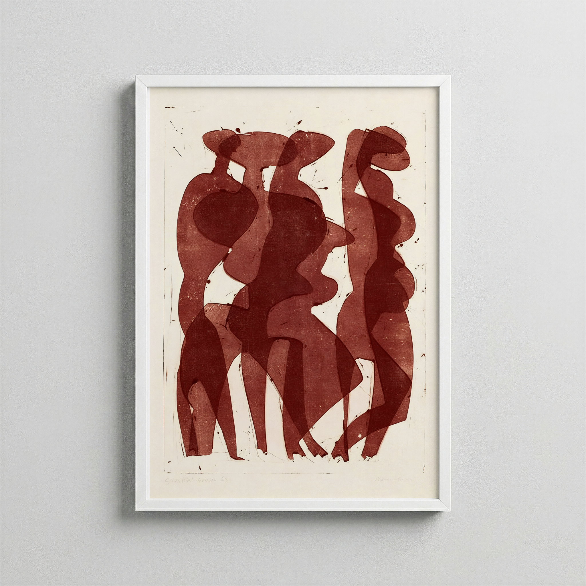 Bağ — Abstract Figure Poster