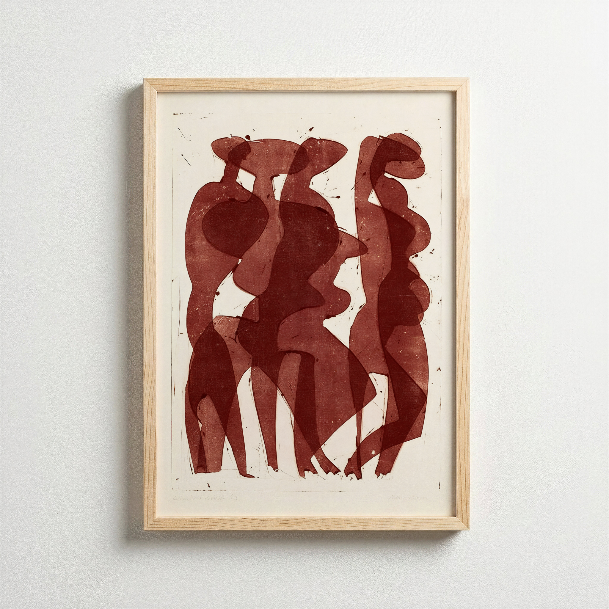 Bağ — Abstract Figure Poster