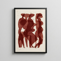 Bağ — Abstract Figure Poster