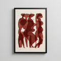 Bağ — Abstract Figure Poster