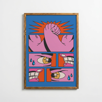 Bilek Güreşi – Pop Art Çizgi Roman