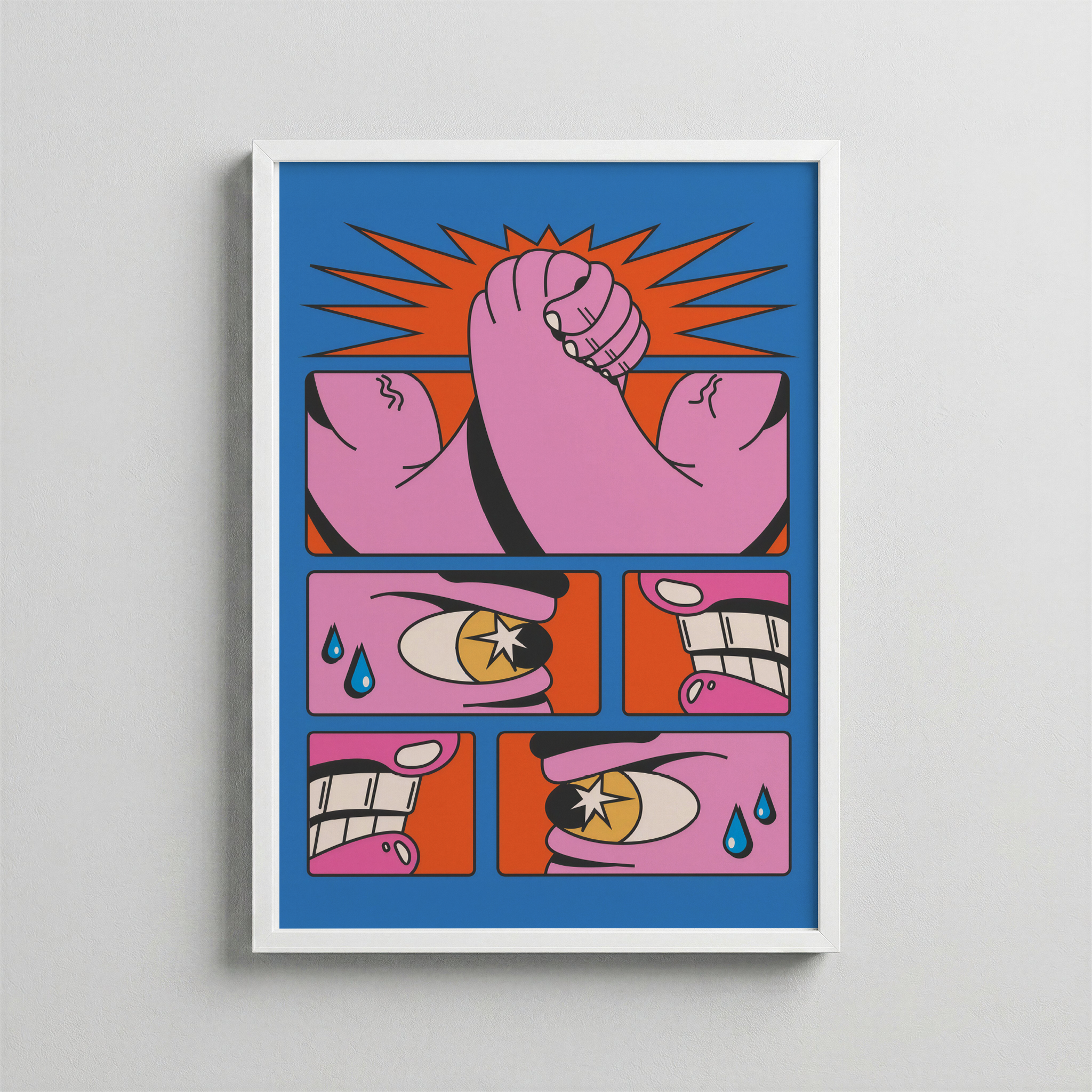 Bilek Güreşi – Pop Art Çizgi Roman