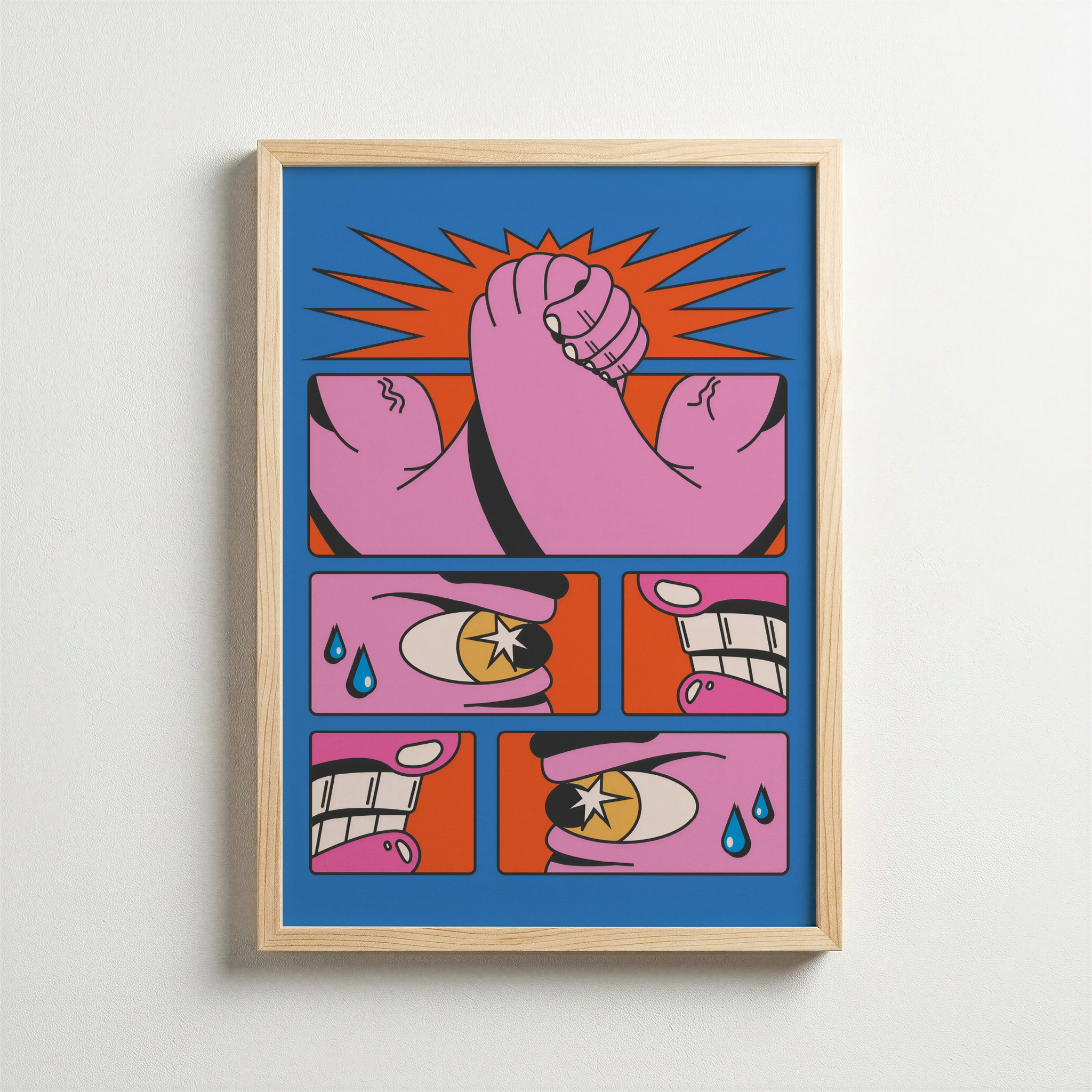 Bilek Güreşi – Pop Art Çizgi Roman