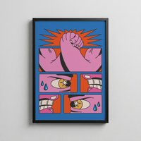 Bilek Güreşi – Pop Art Çizgi Roman