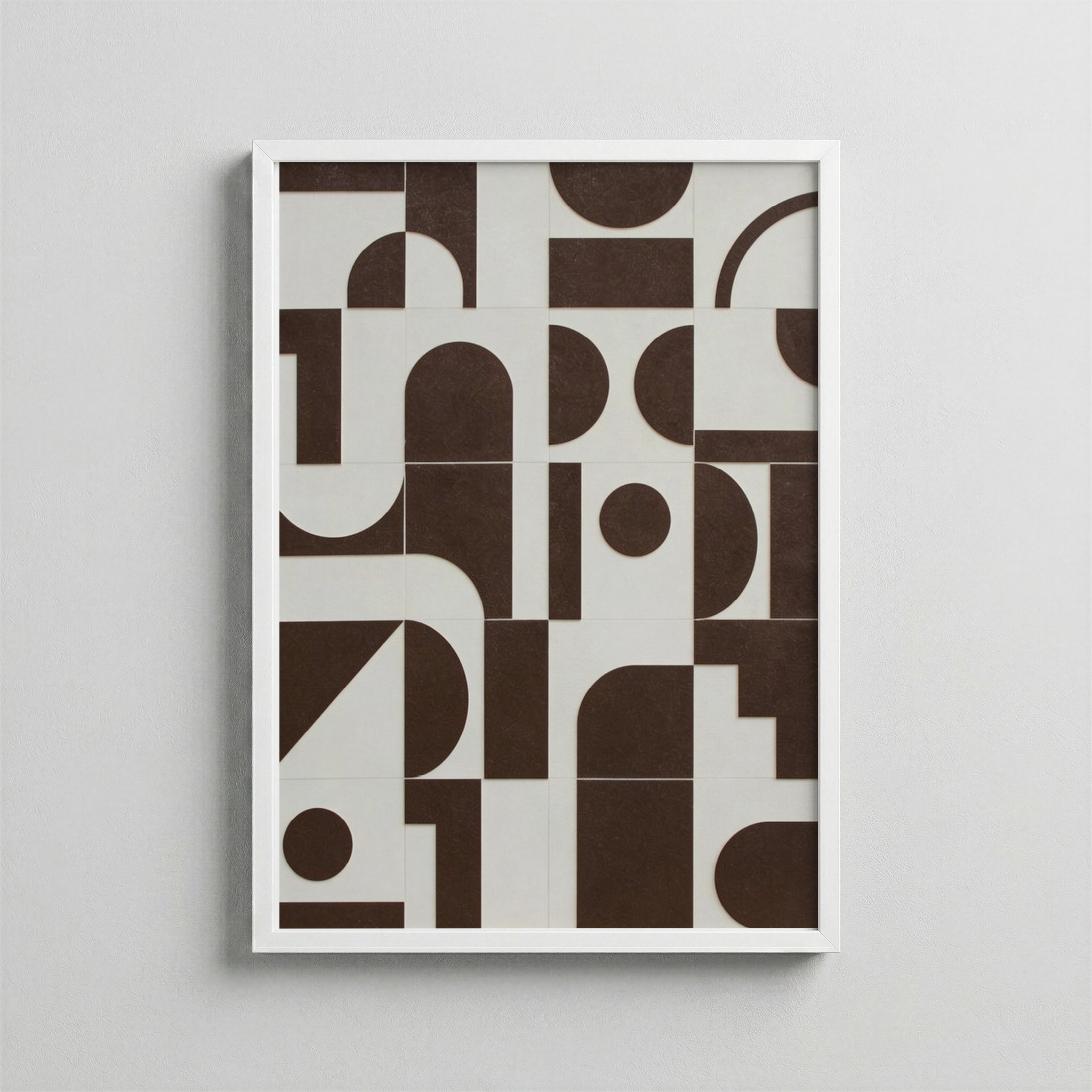 Bloklar — Abstract Geometric Poster