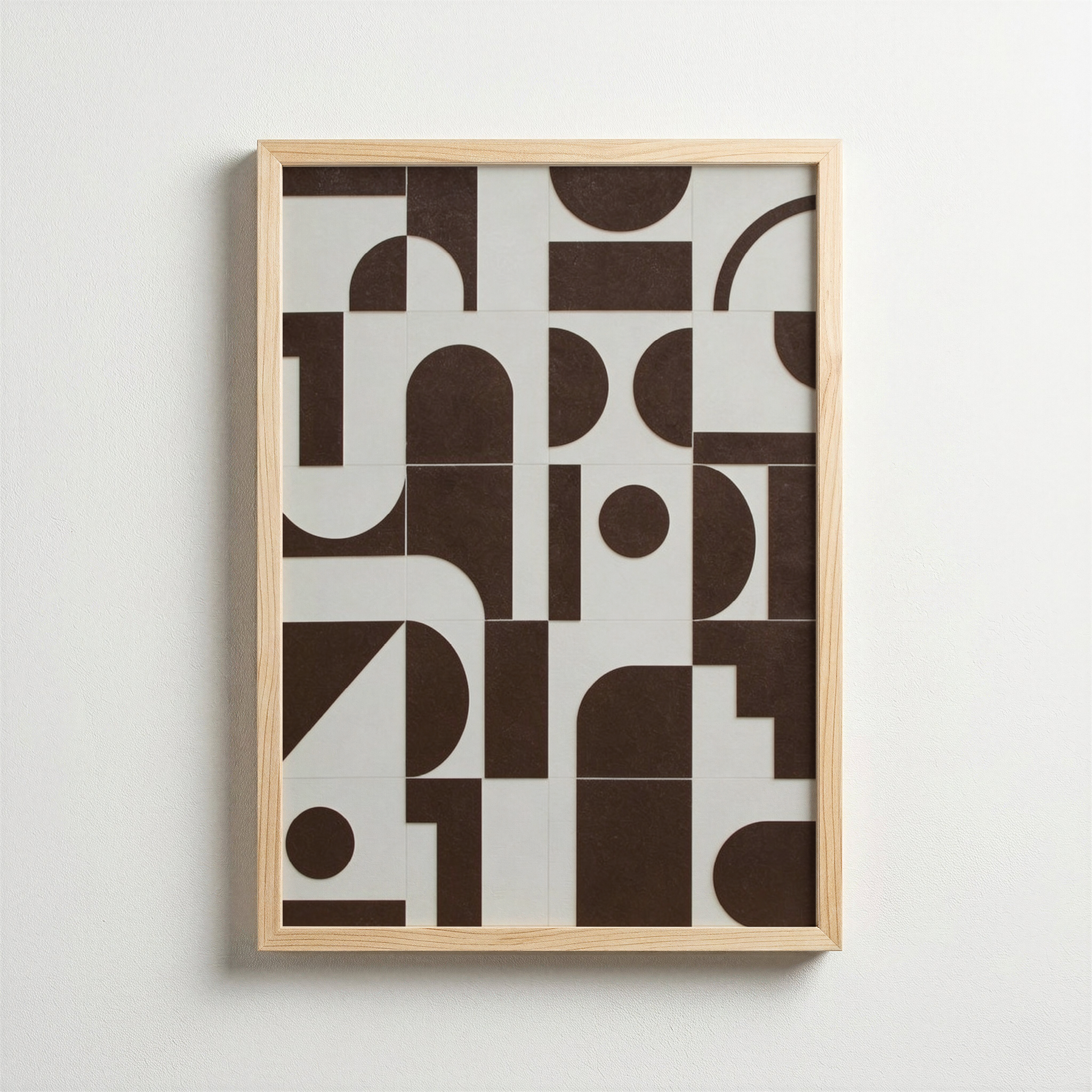Bloklar — Abstract Geometric Poster