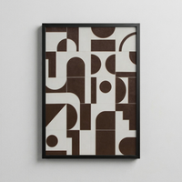 Bloklar — Abstract Geometric Poster