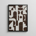 Bloklar — Abstract Geometric Poster