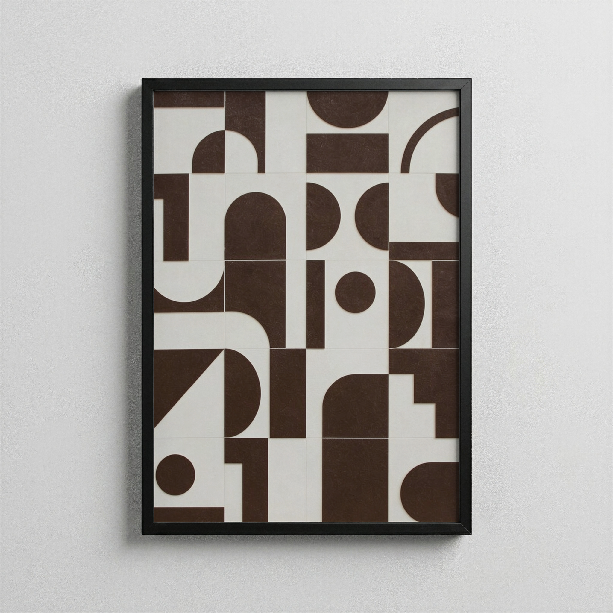 Bloklar — Abstract Geometric Poster