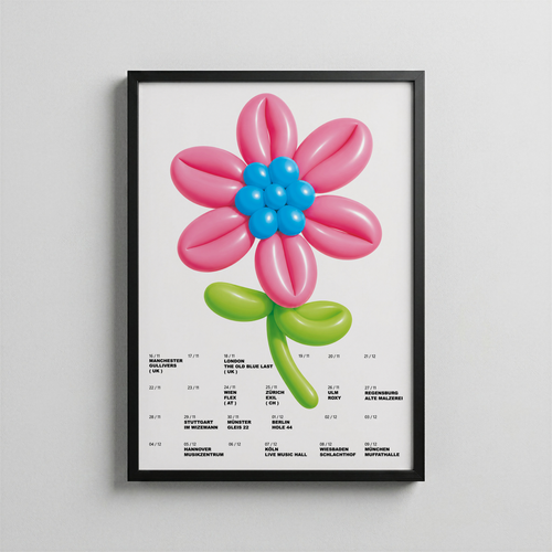 Bloom Tour – pop art poster ana görseli