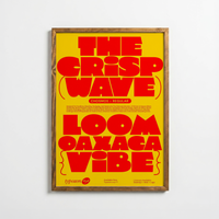 Crisp Wave – Bold Type Poster