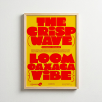 Crisp Wave – Bold Type Poster