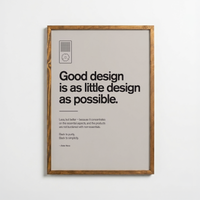Dieter Rams – Good Design Is as Little Design as Possible