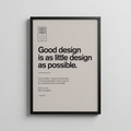Dieter Rams – Good Design Is as Little Design as Possible