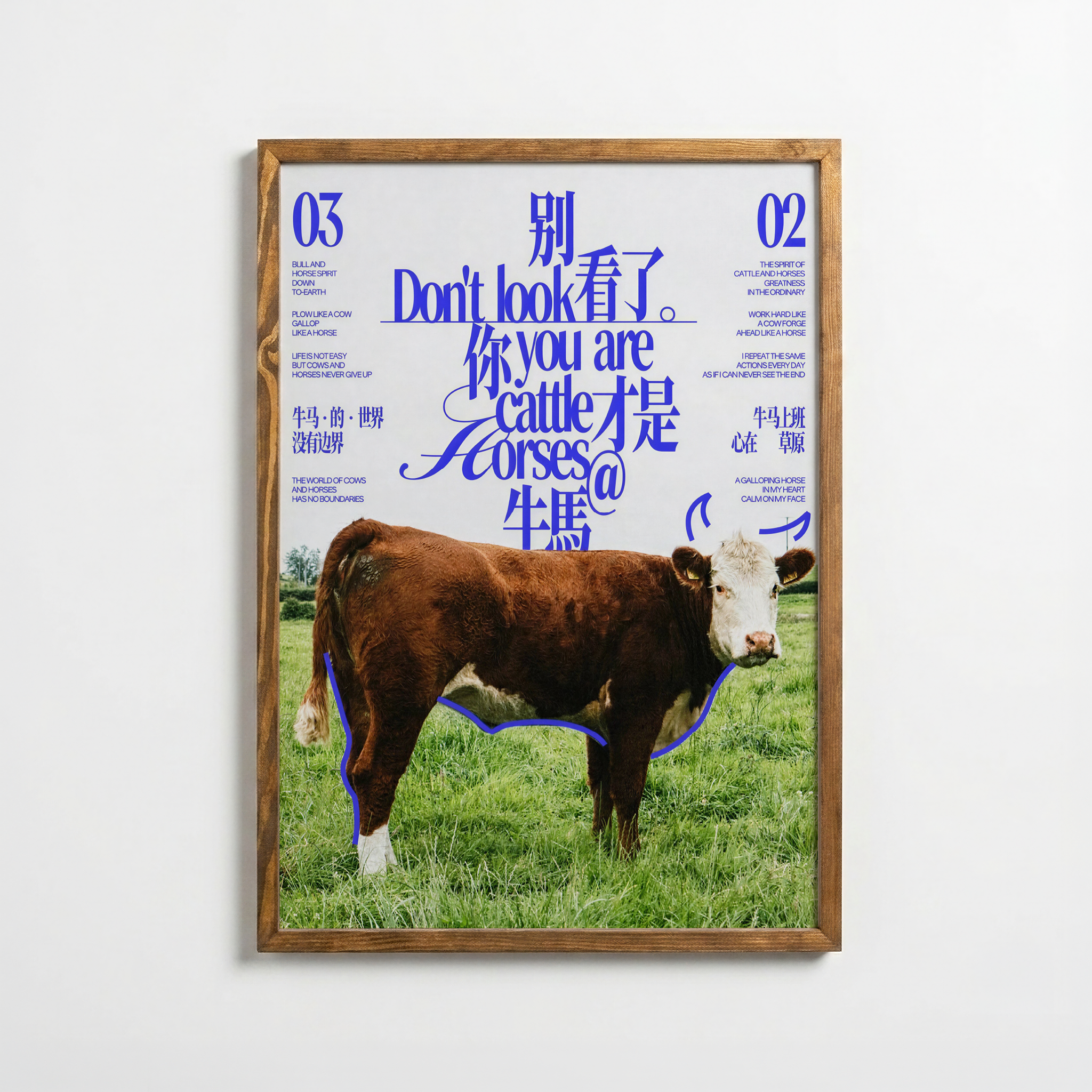 Don’t Look, You Are Cattle and Horses