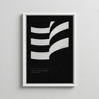 Guggenheim Akışı – Minimal Mimari Posteri