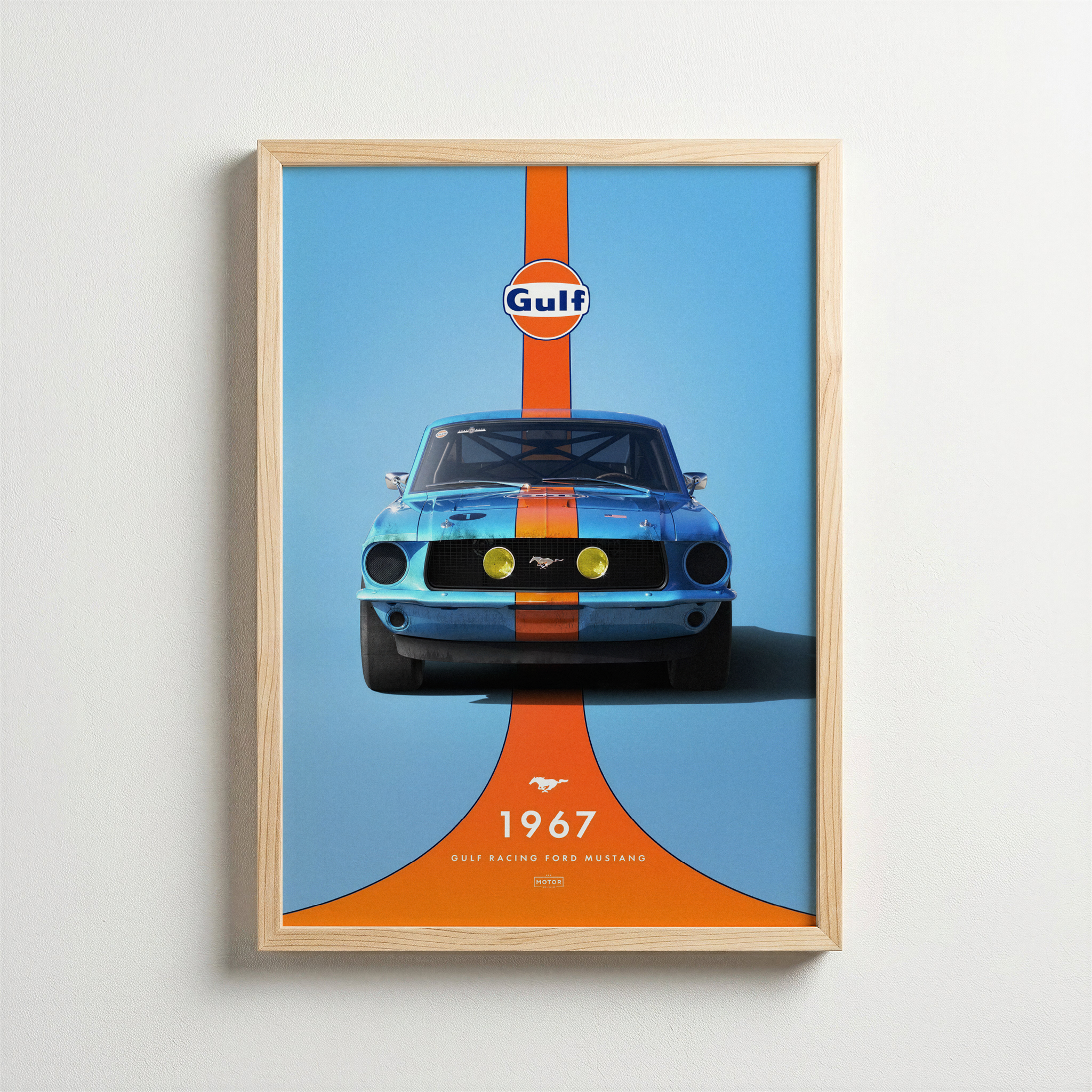 Gulf Racing Ford Mustang 1967