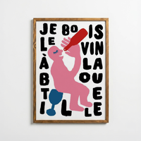 Je Bois Le Vin À Bouteille