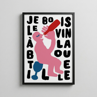 Je Bois Le Vin À Bouteille