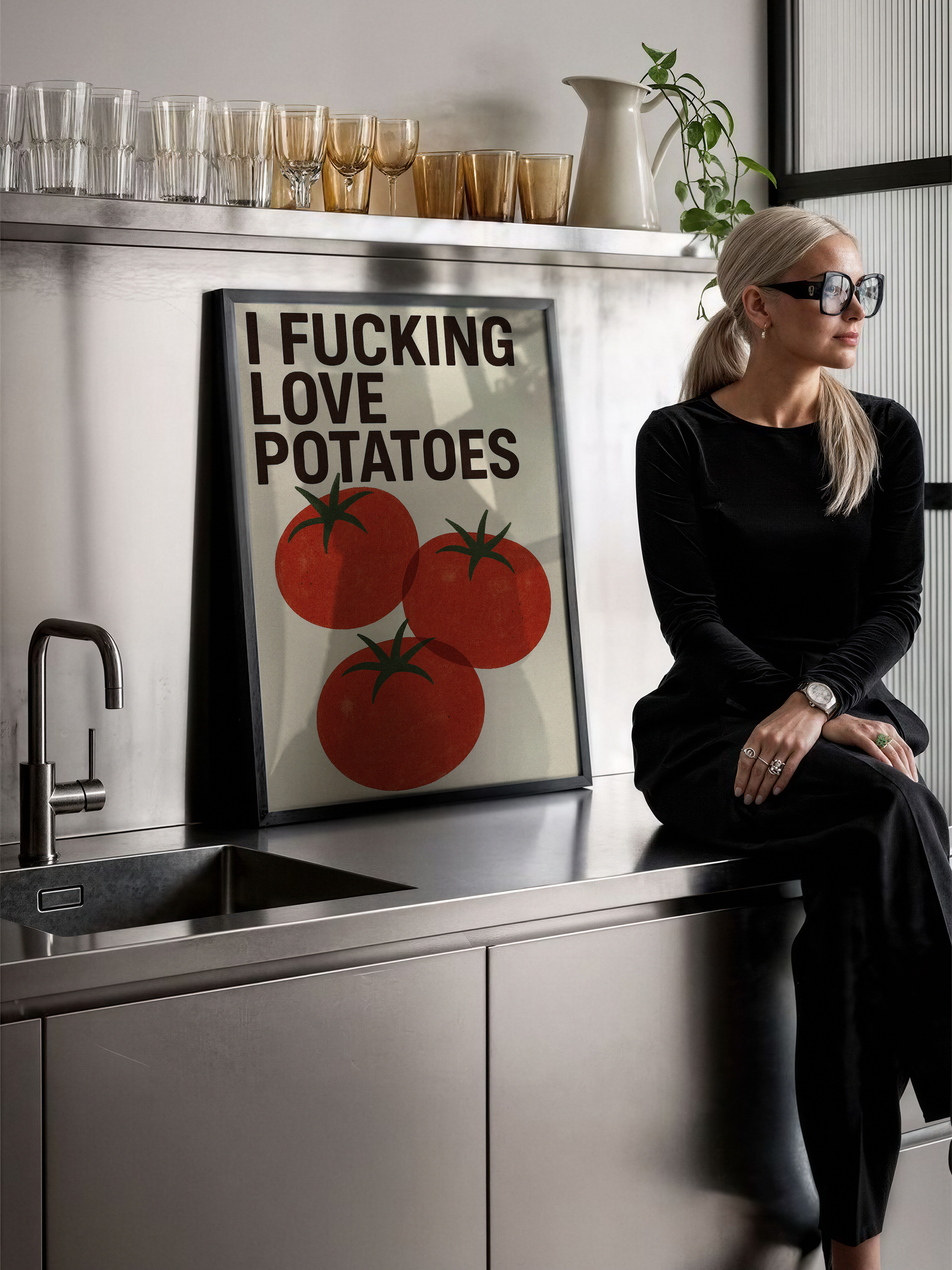 I Fucking Love Potatoes – Bold Typography
