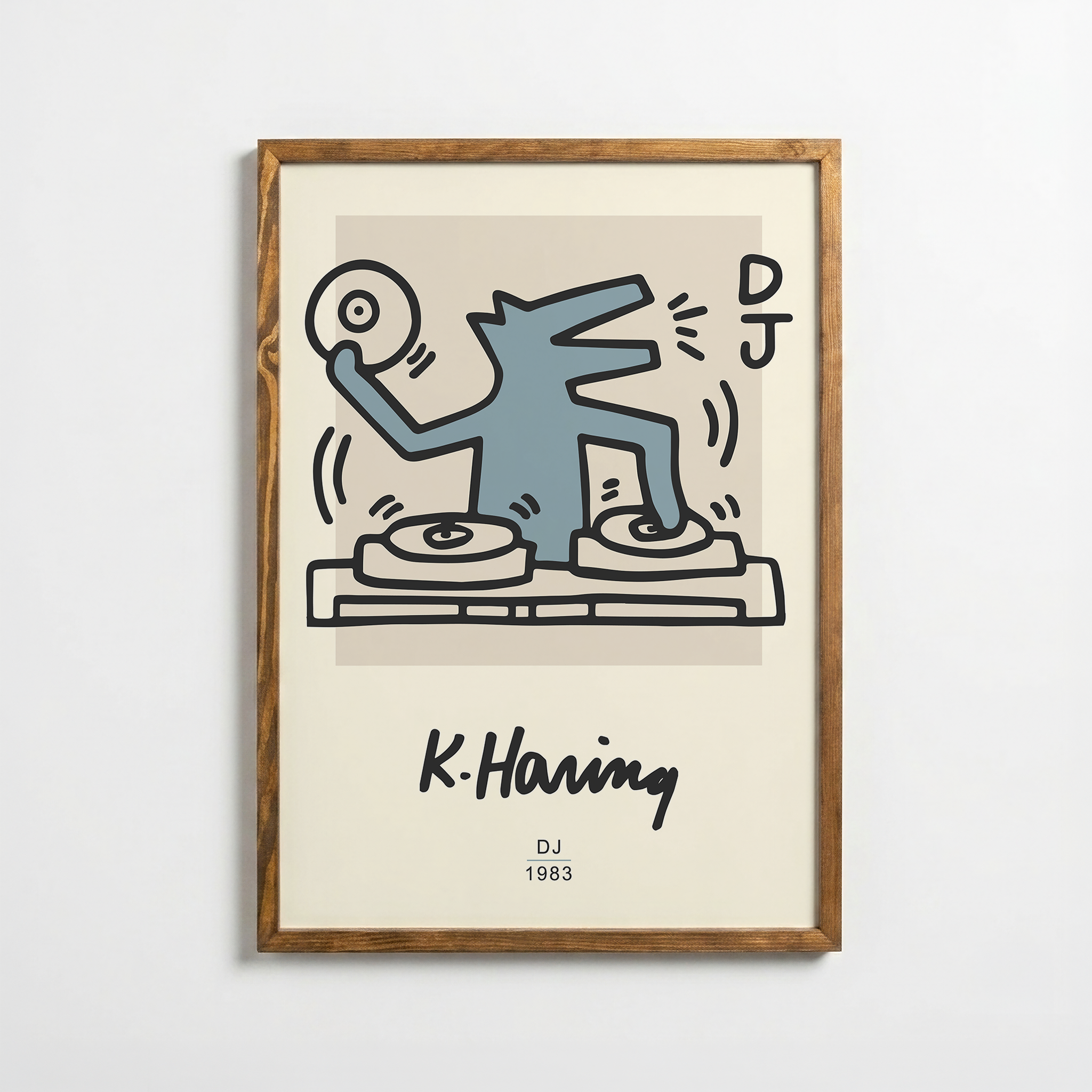 Keith Haring -  DJ Dog