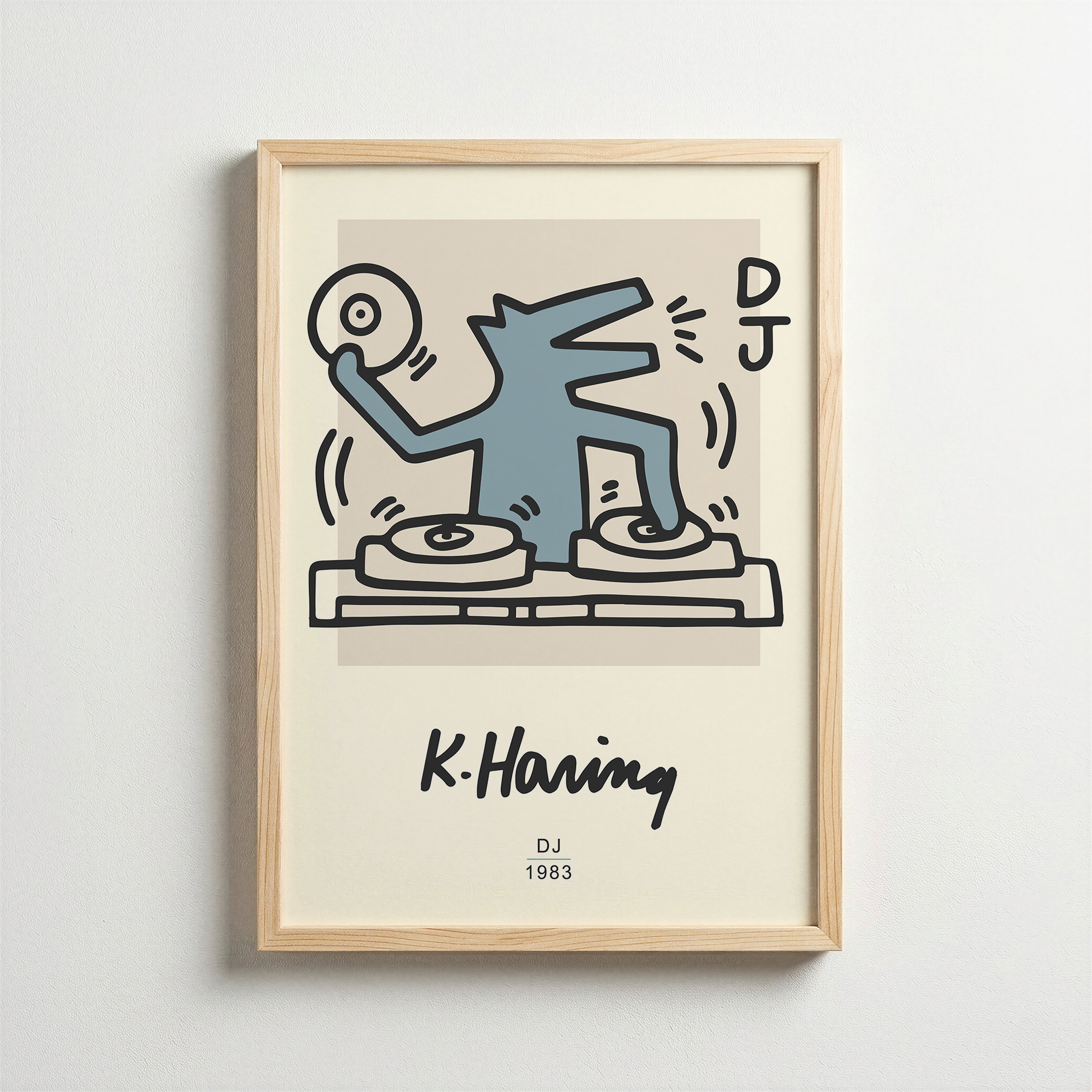 Keith Haring -  DJ Dog