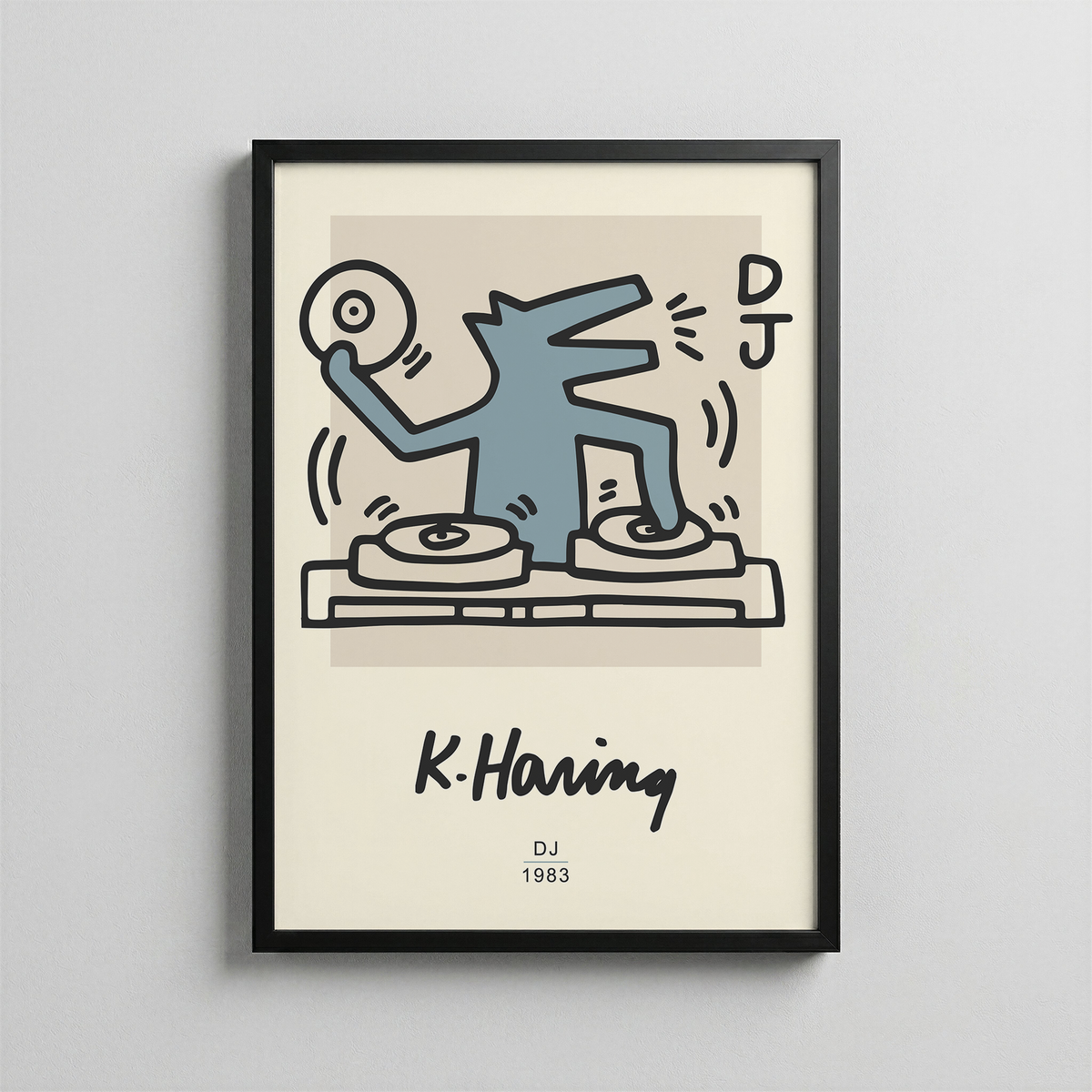 Keith Haring - DJ Dog