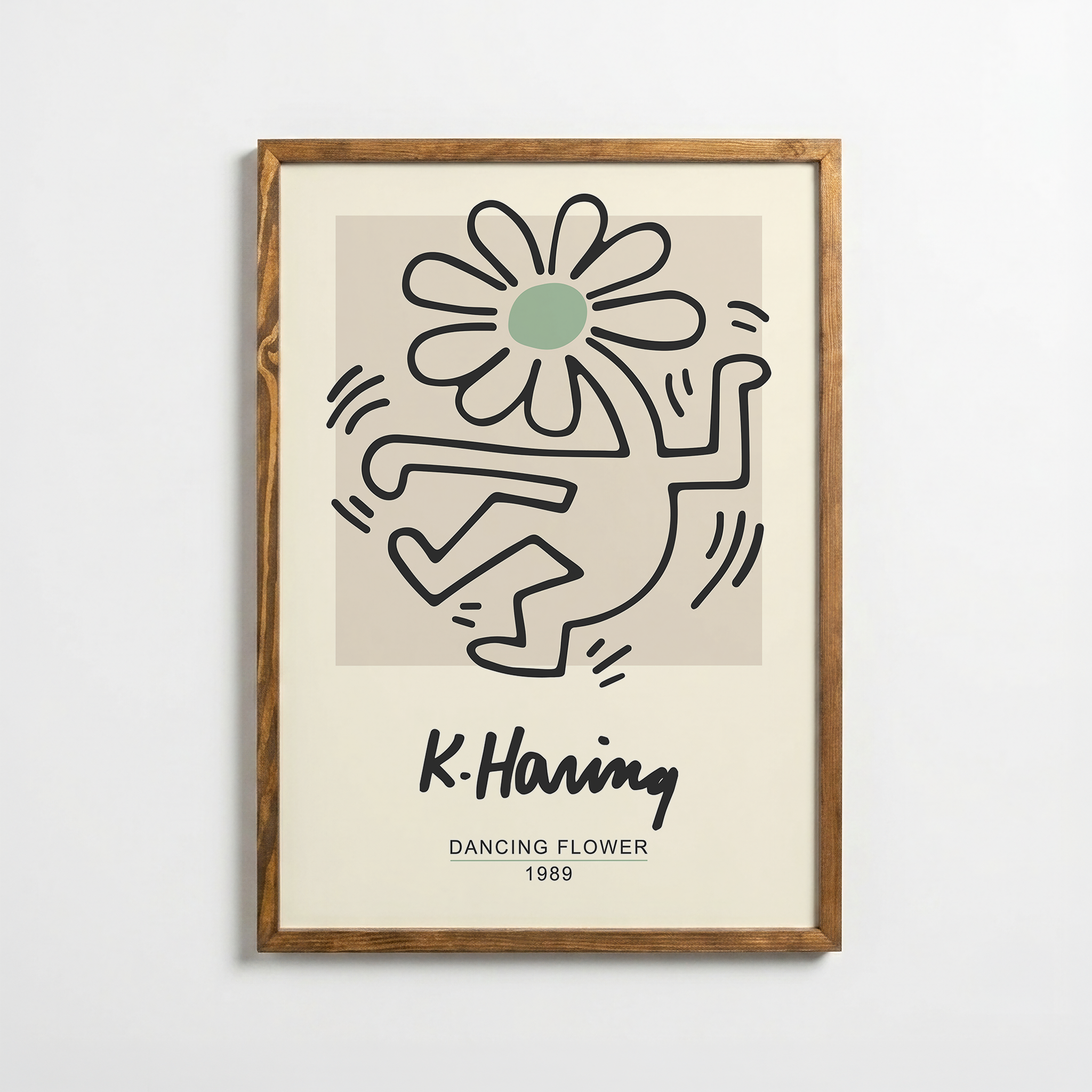 Keith Haring -  Dancing Flower