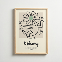 Keith Haring -  Dancing Flower