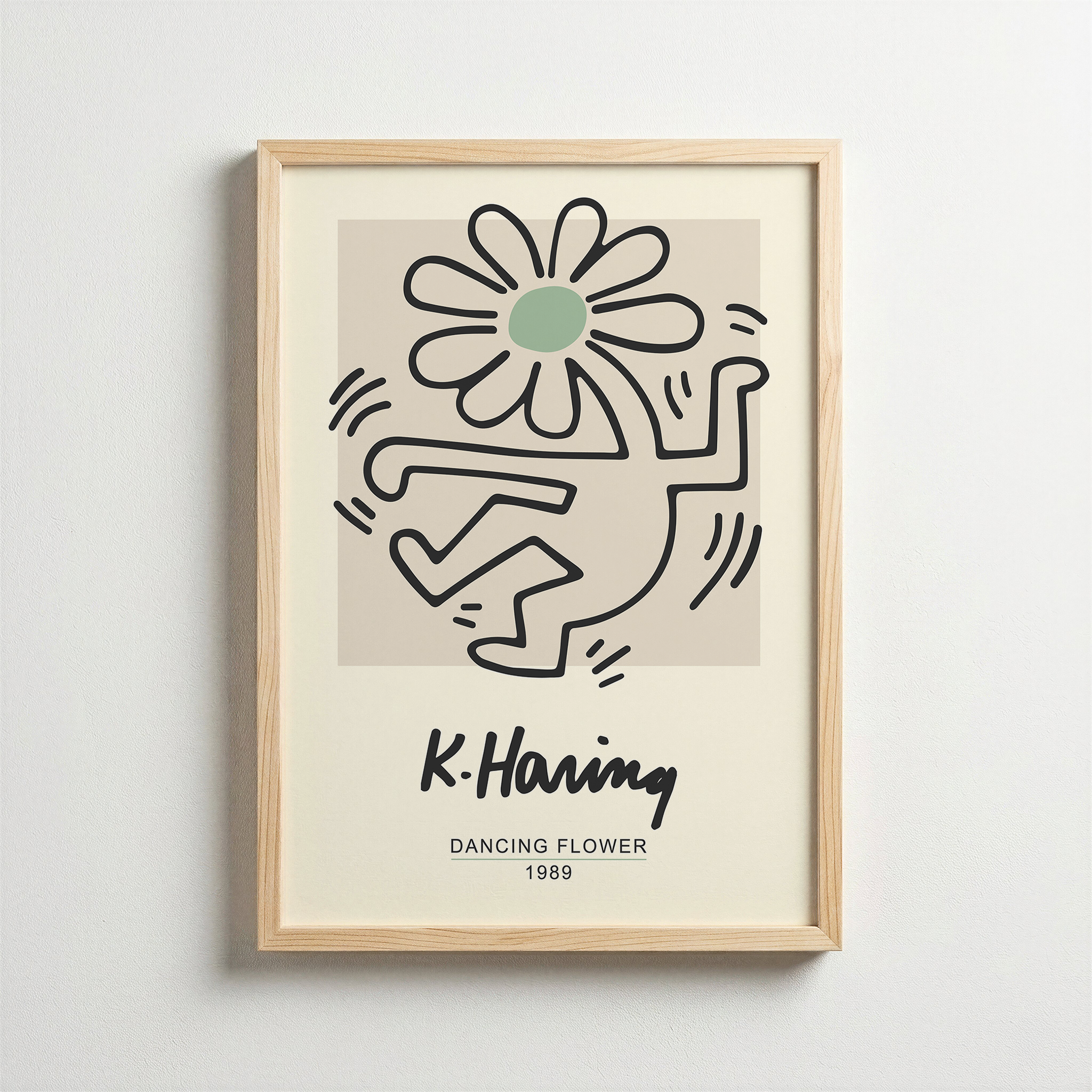 Keith Haring -  Dancing Flower