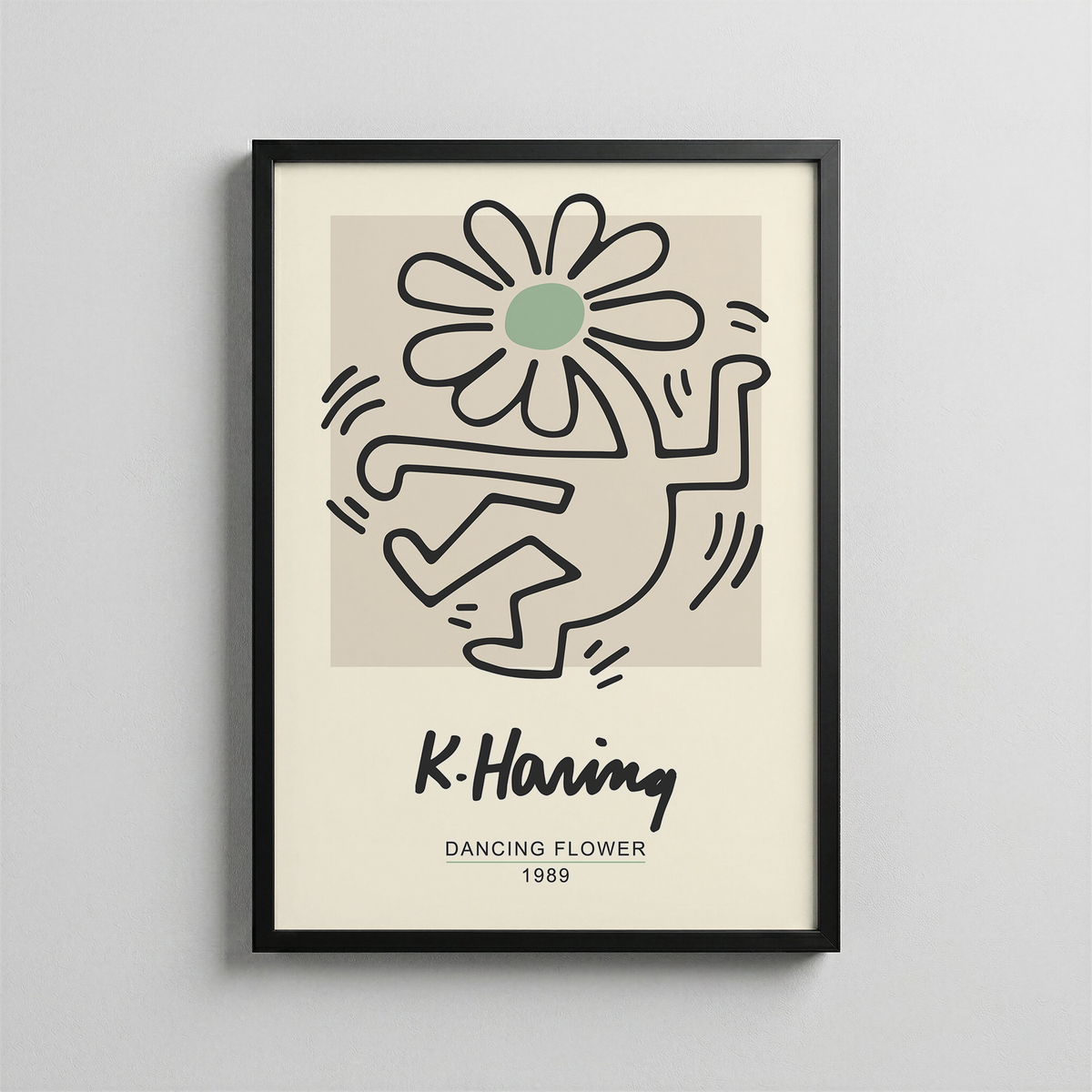 Keith Haring - Dancing Flower