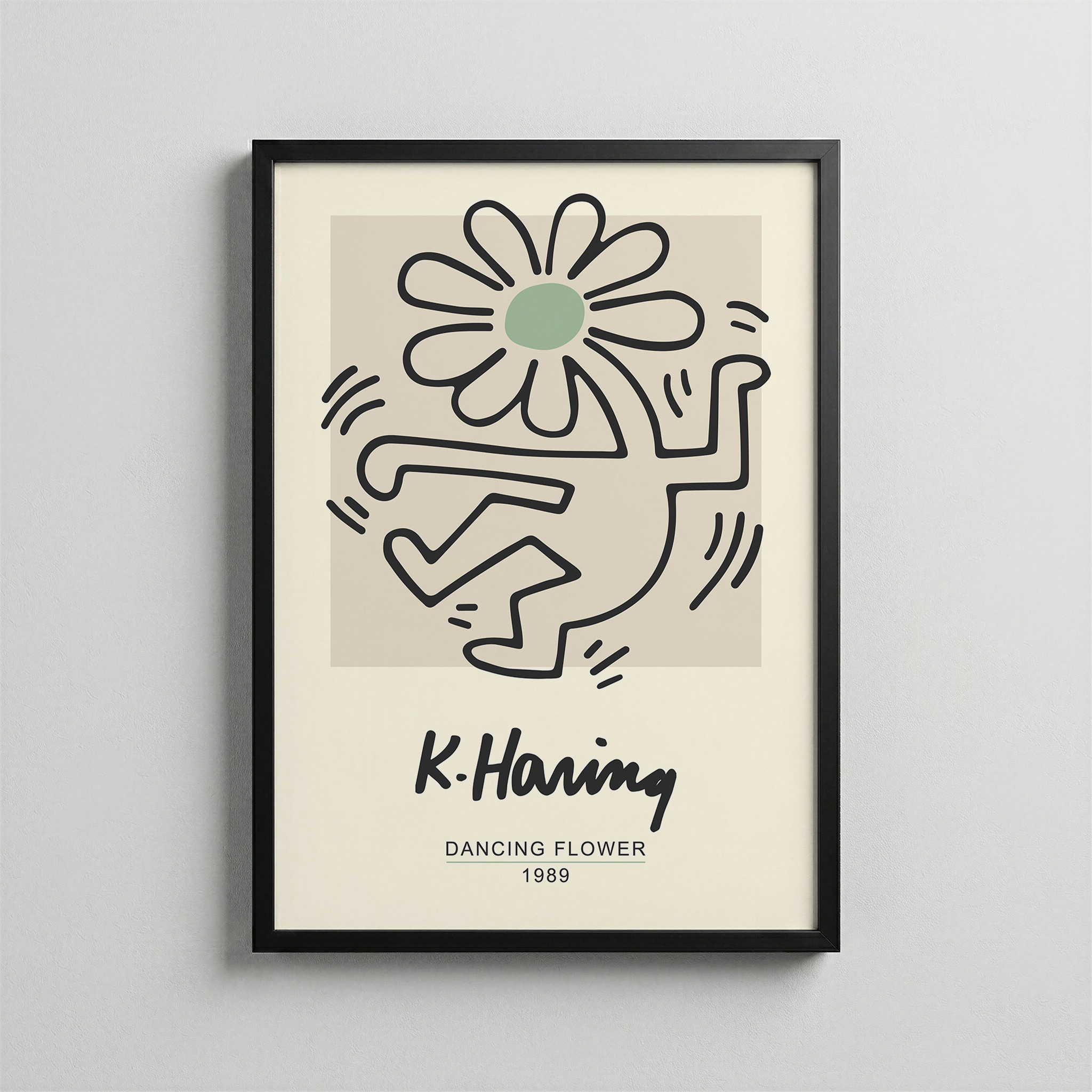 Keith Haring -  Dancing Flower