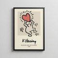 Keith Haring - Dancing Man With Heart