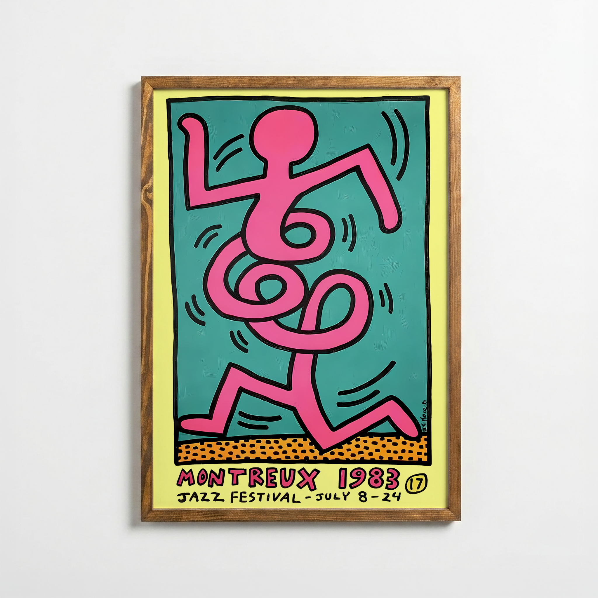 Keith Haring - Montreux Jazz Festival 1983