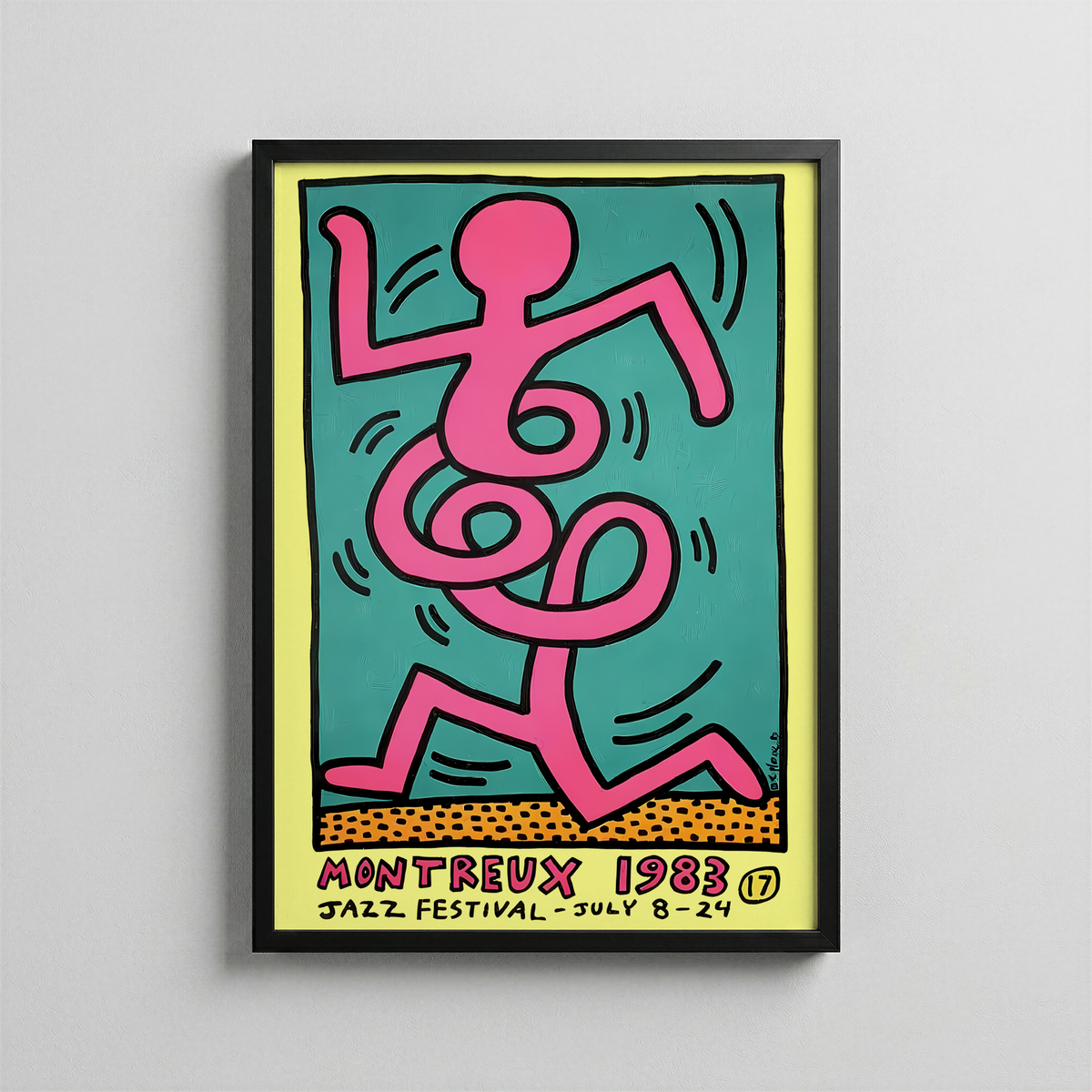 Keith Haring - Montreux Jazz Festival 1983