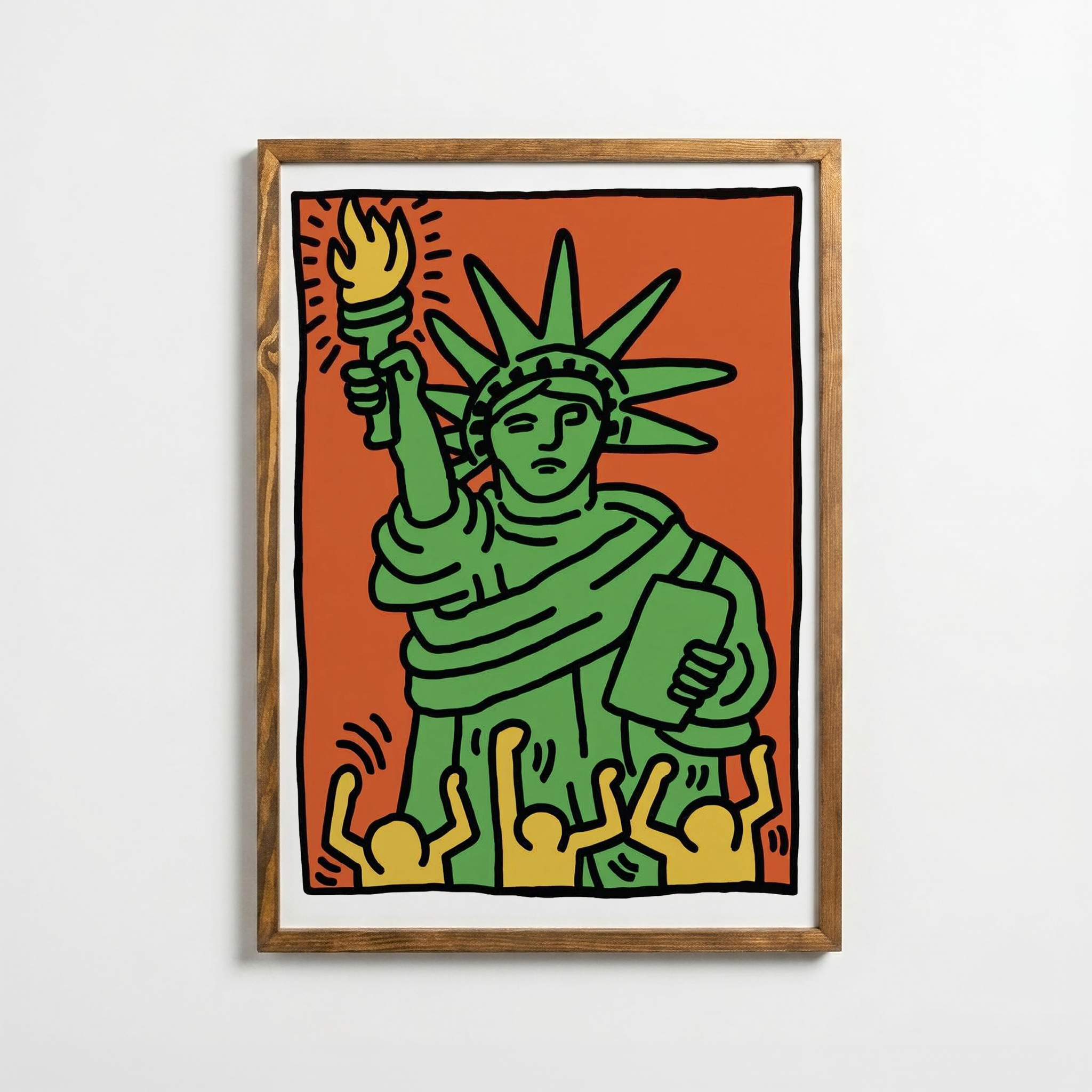 Keith Haring - Statue of Liberty