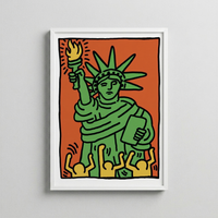 Keith Haring - Statue of Liberty