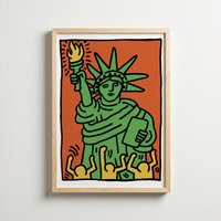 Keith Haring - Statue of Liberty