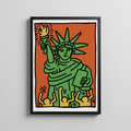 Keith Haring - Statue of Liberty