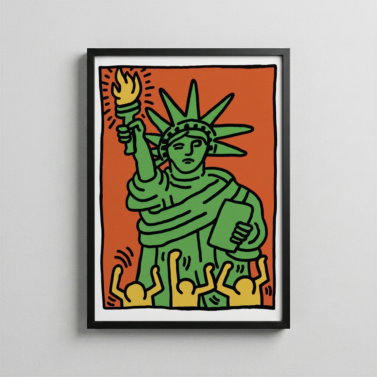 Keith Haring - Statue of Liberty