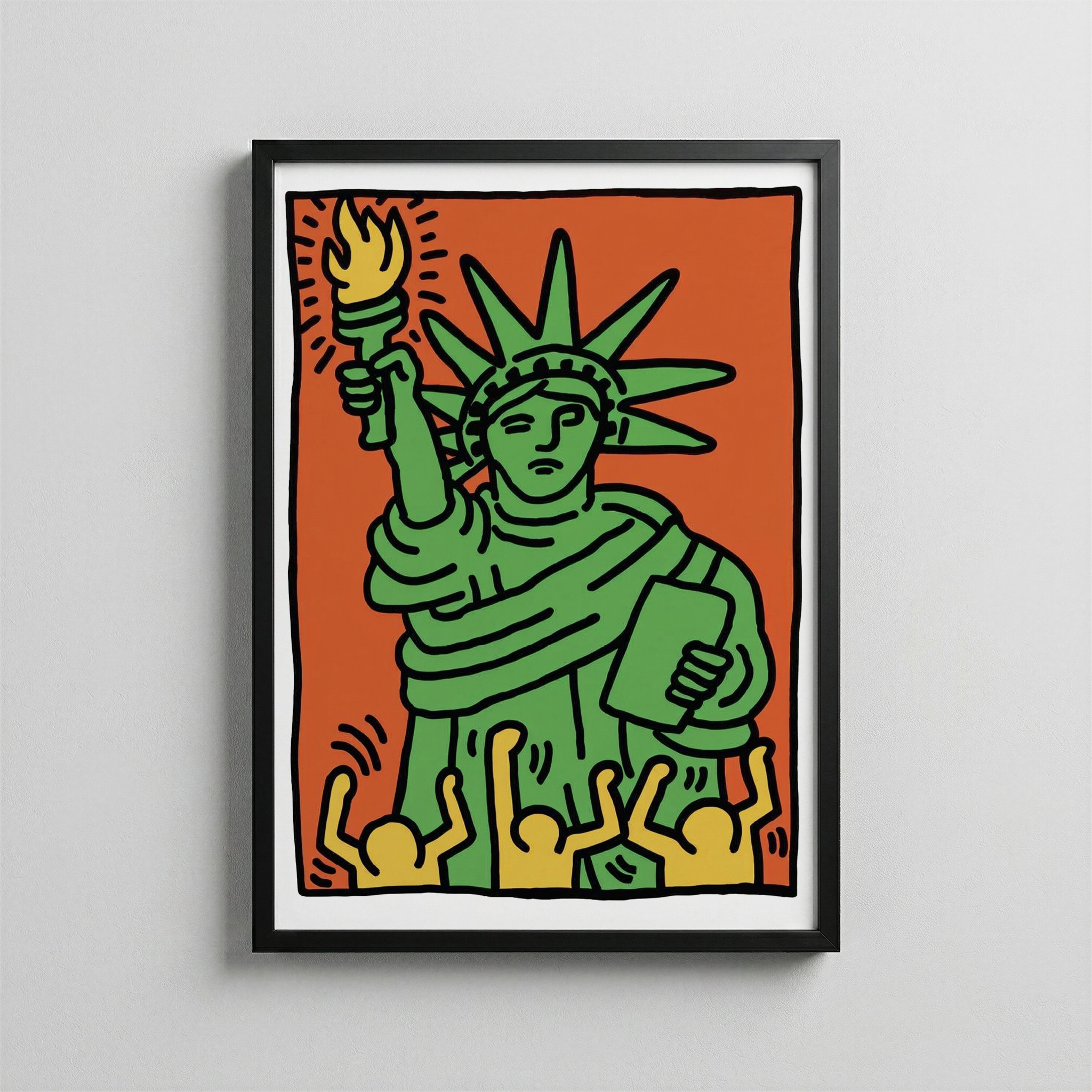 Keith Haring - Statue of Liberty