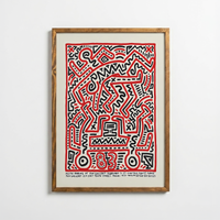 Keith Haring – Fun Gallery Exhibition Poster (1983)