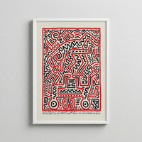 Keith Haring – Fun Gallery Exhibition Poster (1983)