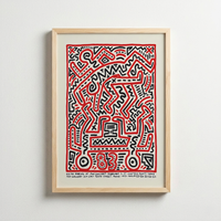 Keith Haring – Fun Gallery Exhibition Poster (1983)
