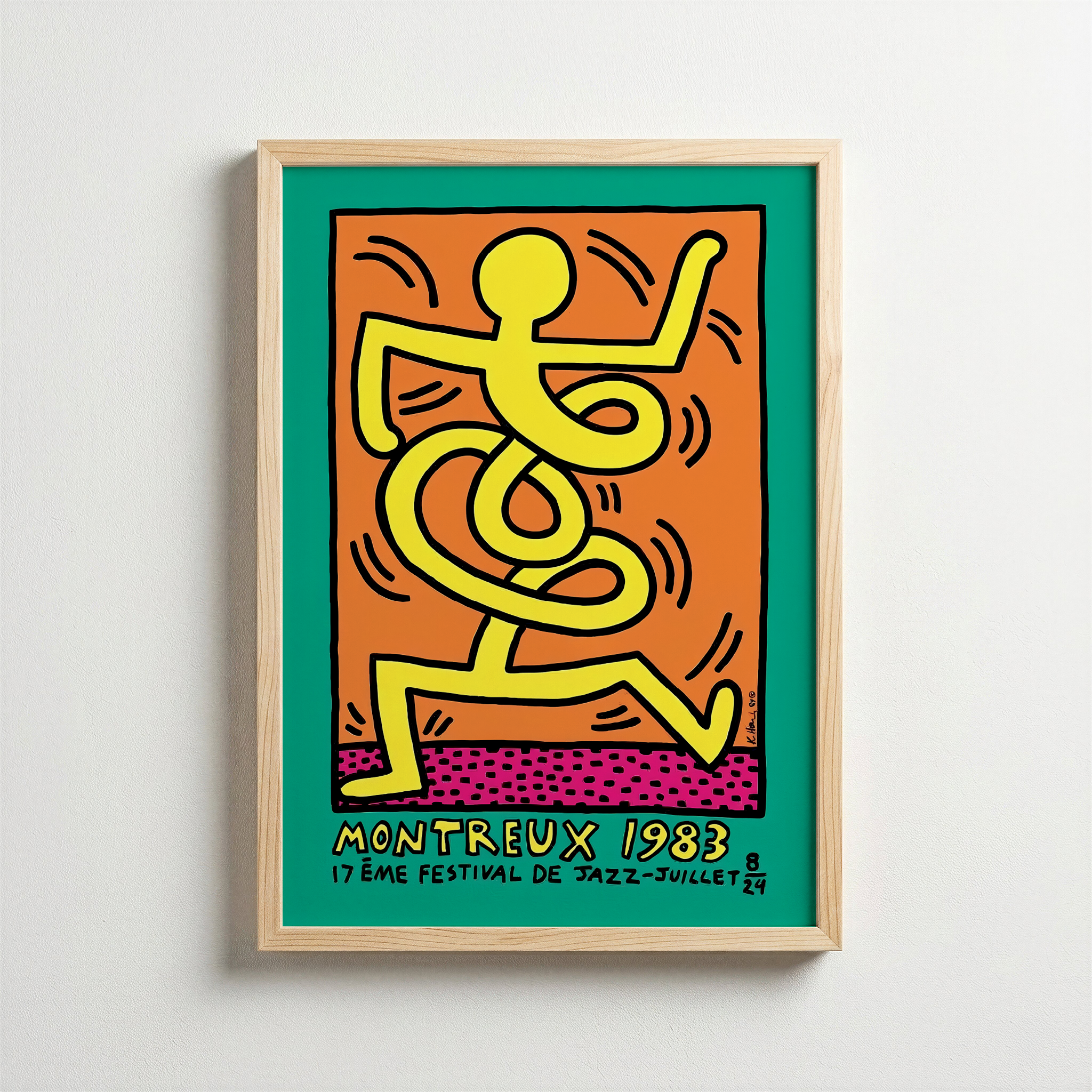 Keith Haring – Montreux Jazz Festival 1983