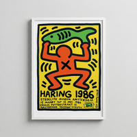 Keith Haring – Stedelijk Museum Amsterdam Exhibition Poster (1986)