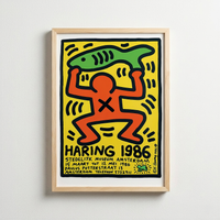 Keith Haring – Stedelijk Museum Amsterdam Exhibition Poster (1986)