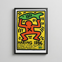 Keith Haring – Stedelijk Museum Amsterdam Exhibition Poster (1986)